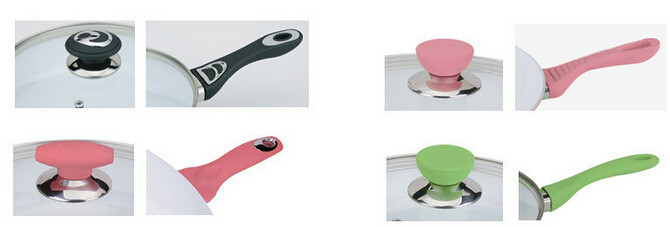5 Pcs Nonstick Aluminum Frying Pan Cookware Set
