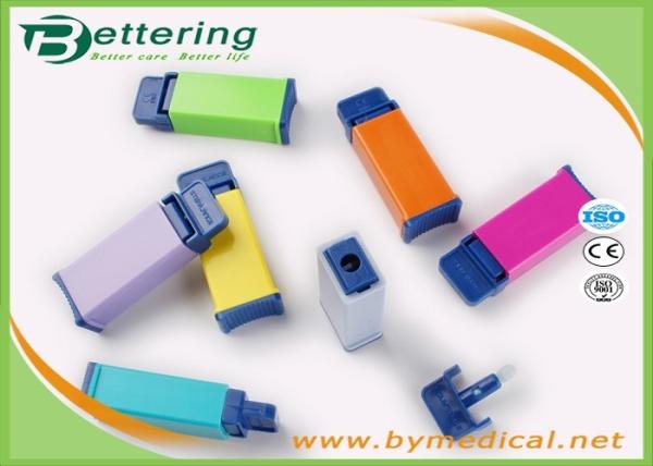 Auto Press Type Safety Lancet Sterile Blood Sample Needle Asepsis Blood