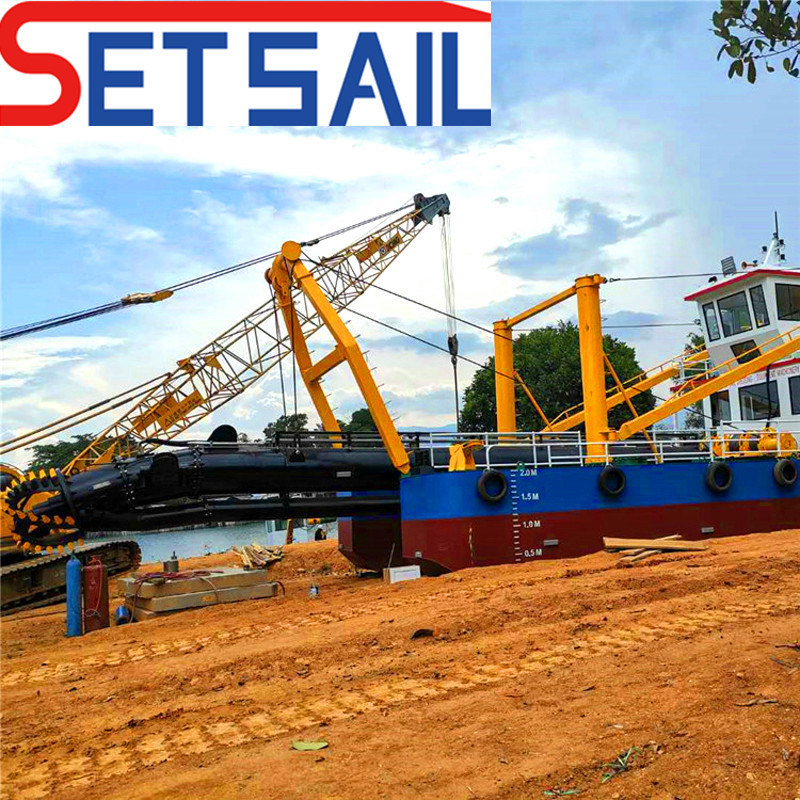 Underwater Pump Water Flow 7000m3 Cutter Suction Dredger for Lake