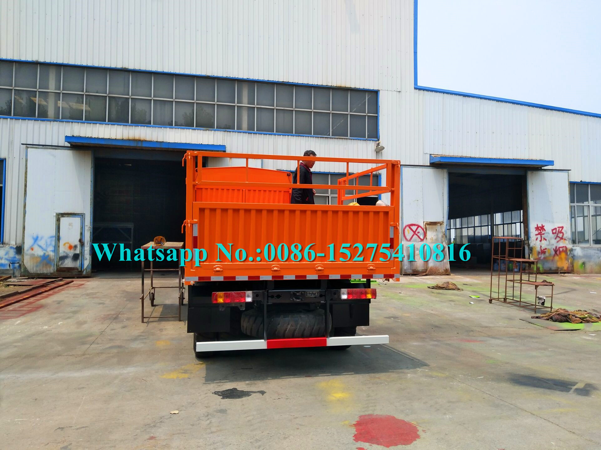 Orange 2642 420hp 6x6 Heavy Cargo Truck With FAST Gearbox 12.00R24 Tire