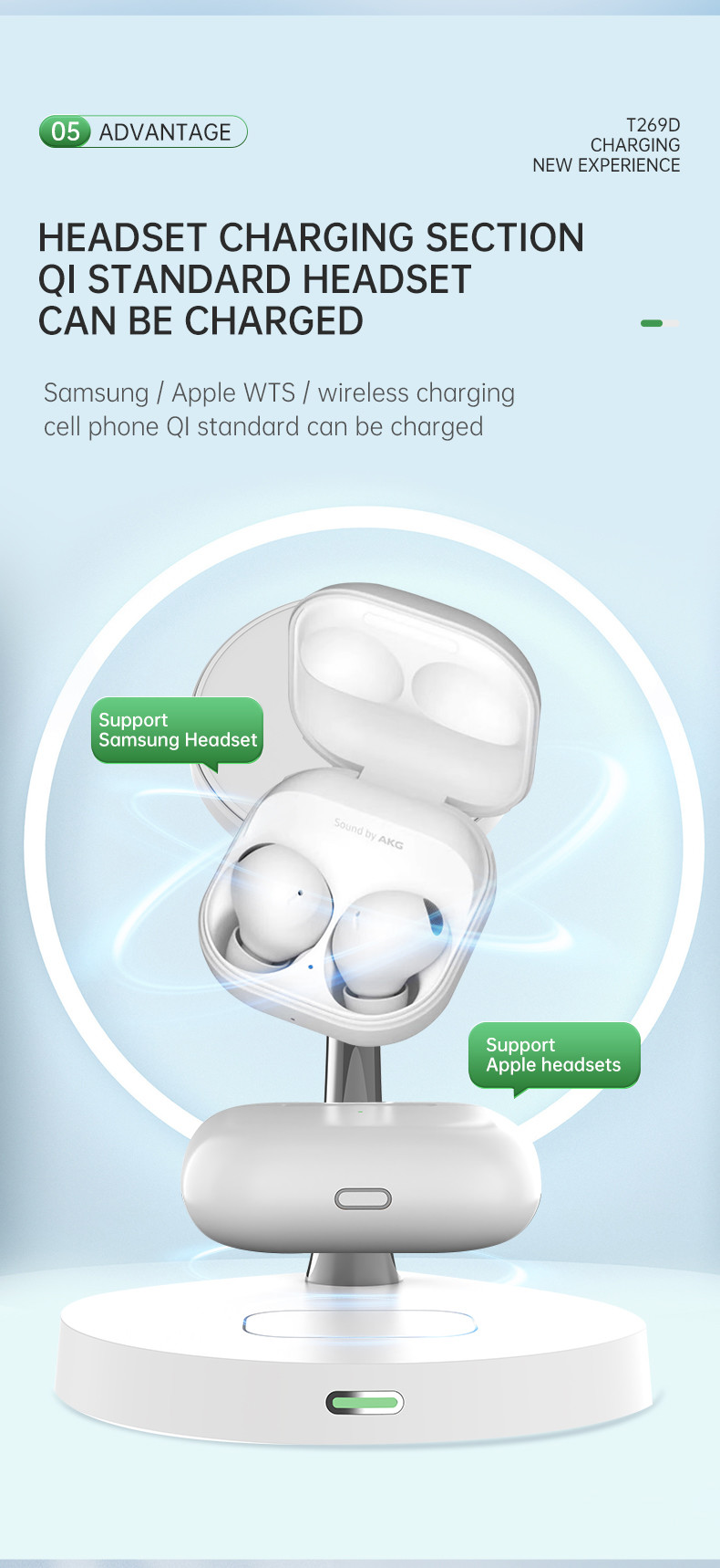 15W Zinc Alloy ABS 4 In 1 Wireless Charging Station with PD/QC3.0 for Multiple Devices