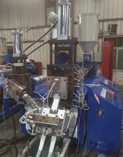 Double Screw Automatic PP Strap Making Machine Plastic Making Machine with 2 Lines Semi Auto Pp Strapping Machine