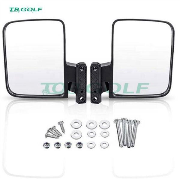 Durable Golf Cart Side Mirrors HD Vision / Golf Cart Accessories Vibration
