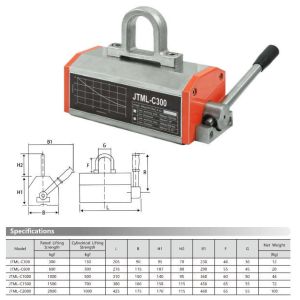 JTML-C Powerful Permanent Magnetic Lifter Mechanical Lifting Devices