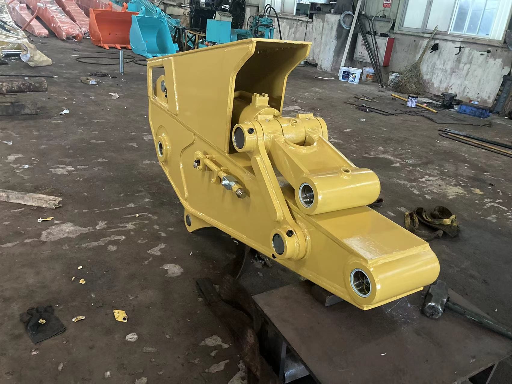 Short Excavator CAT313 Tunnel Arm Multipurpose Q355B Material