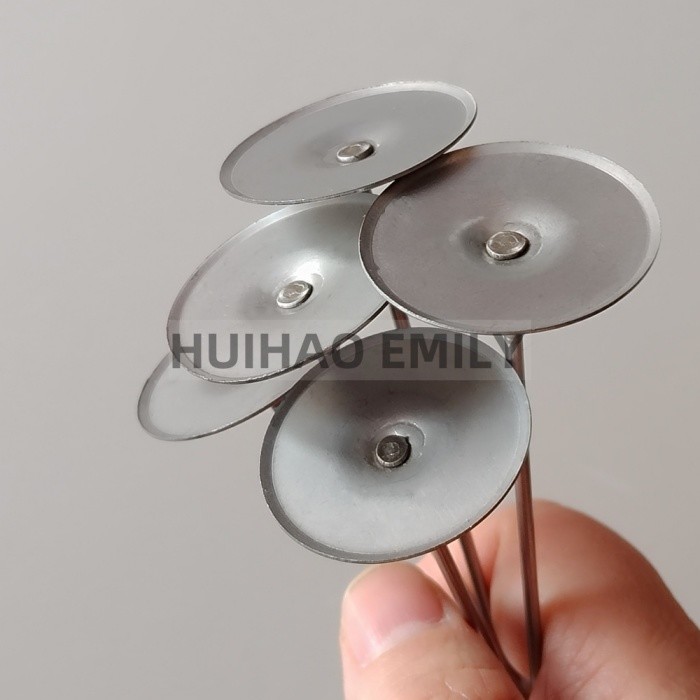 SS304 Insulation Fastener Quilting Pins For Insulation Removable Blanket
