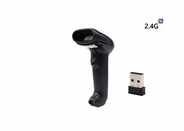 2.4G COMS 2D Wireless USB Barcode Scanner , 512K Storage CCD Barcode Reader