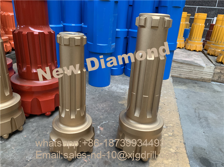 Wear Resistant DTH Hammer Bits Stable Drilling Speed For Quarrying