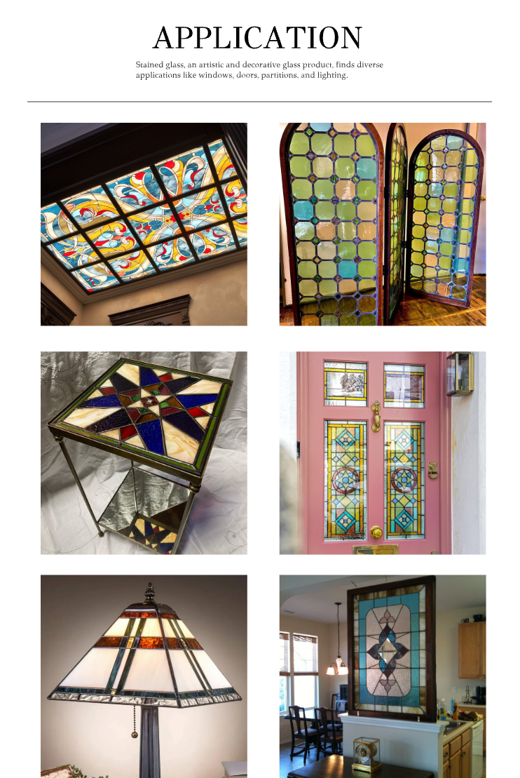 Crafting Stained Glass Partition Room Dividers Wall For Home