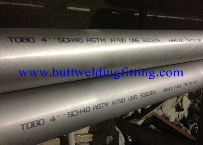 Round 2205 Duplex Stainless Steel Tubing ASTM A790 Galvanized Steel Pipe
