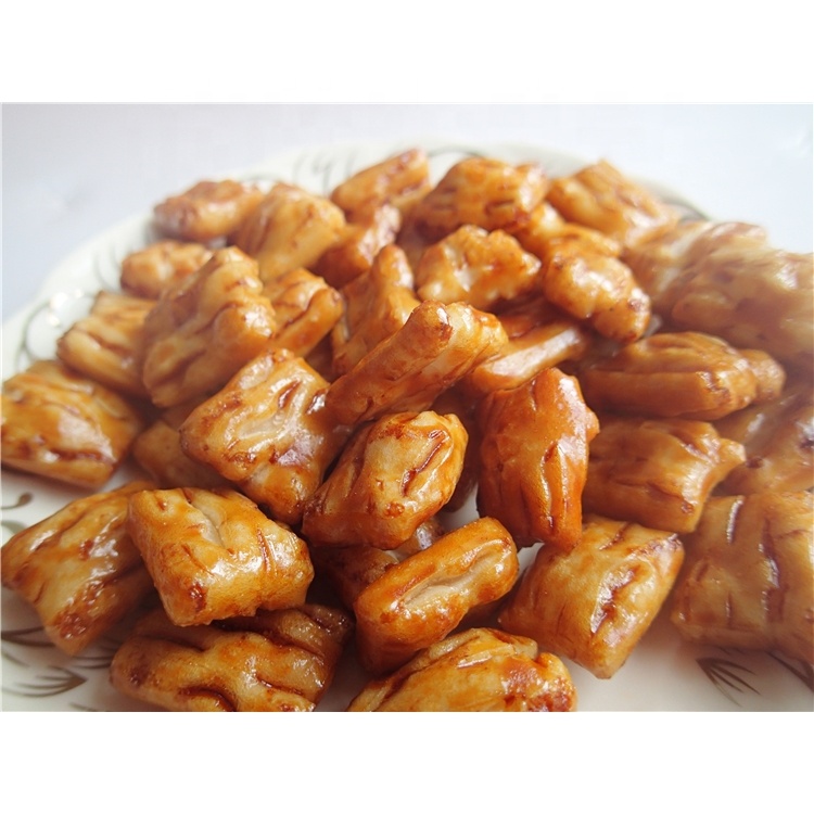 Salty Sweet Rice Cracker Cereal E150c Senbei Crackers Seaweed