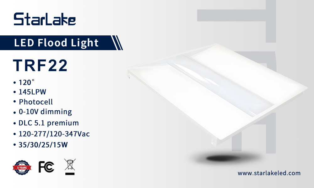 Durable 130lm/W Dimmable Troffer Light , LED Ceiling Troffer Lights