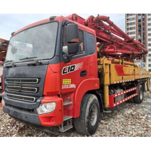 China Used SANY SYM5230THB 390C-10 Concrete Pump Truck– 2021 Model | 229kW Diesel | 38.1m Boom | Ready to Ship on sale