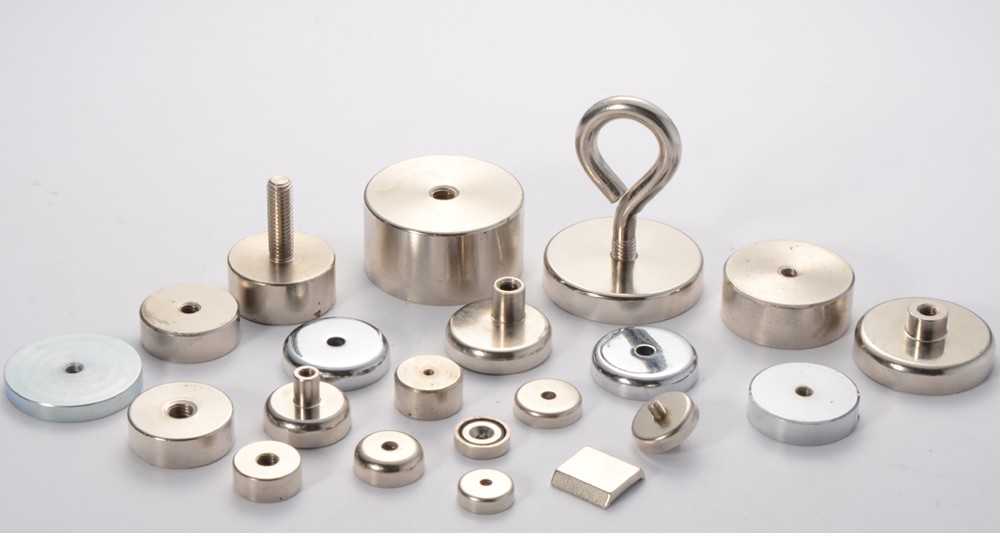 UPN04-75 350lbs Neodymium Fishing Magnet with Eyebolt and /-0.1mm Tolerance Hook Type