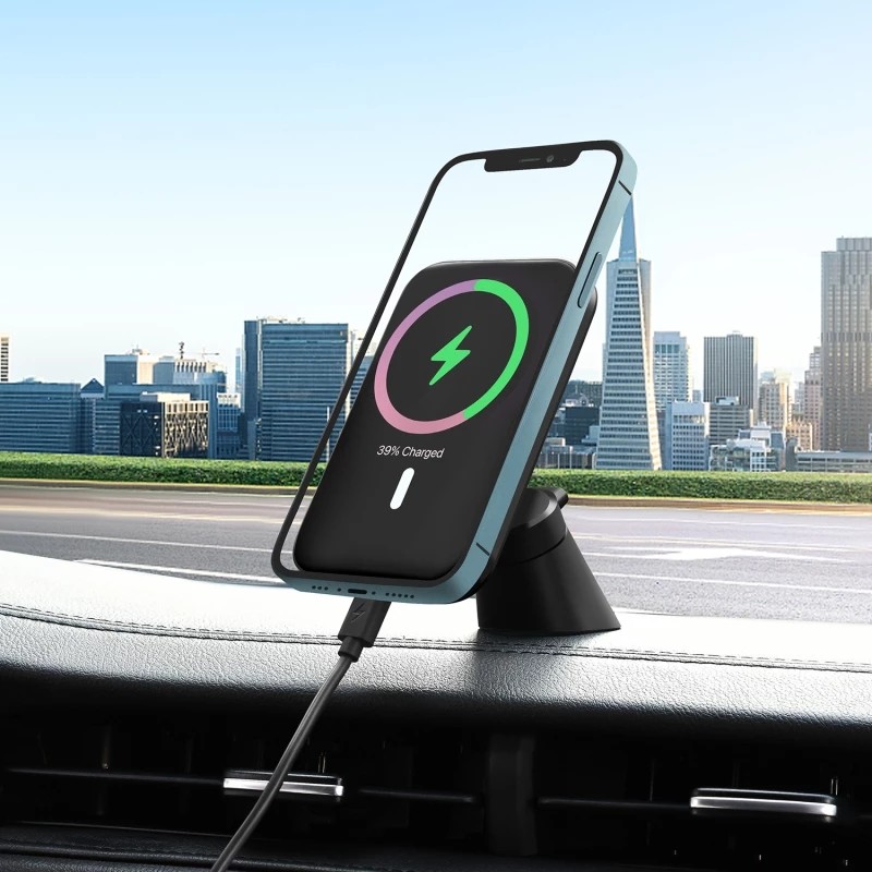 12V 1.5A Magsafe Fast Magnetic Wireless Car Charger For IPhone 13 Mini Pro Max