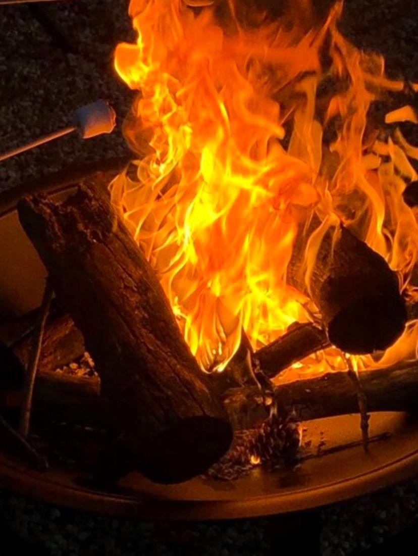 26 inch fire pits for outdoor camping smokeless round wood burning 66*66*42 cm stocked