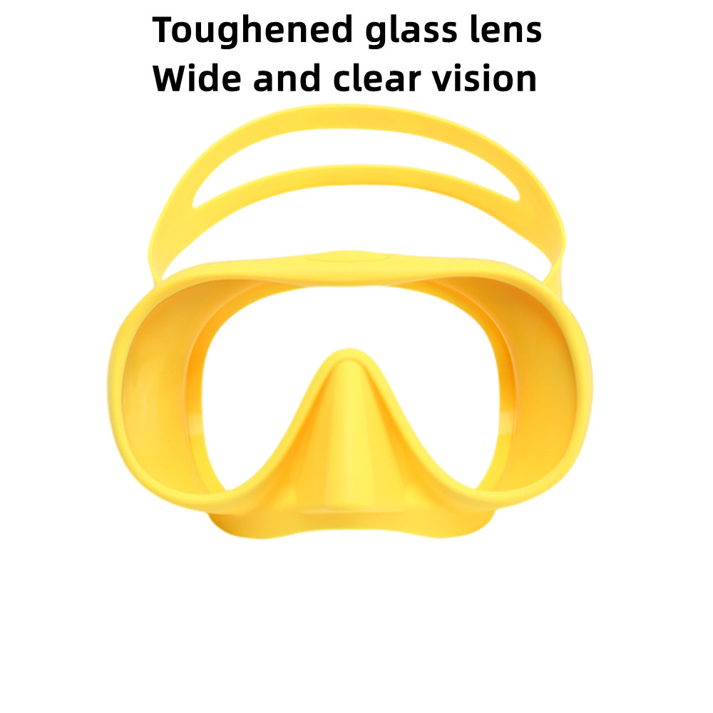 Anti Fog Ultralight Norkeling Dive Mask , Portable Goggles For Scuba Diving
