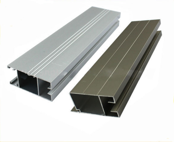 OEM / ODM Aluminium Edge Profile , Modular Kitchen Aluminium Profile Glass Shutters