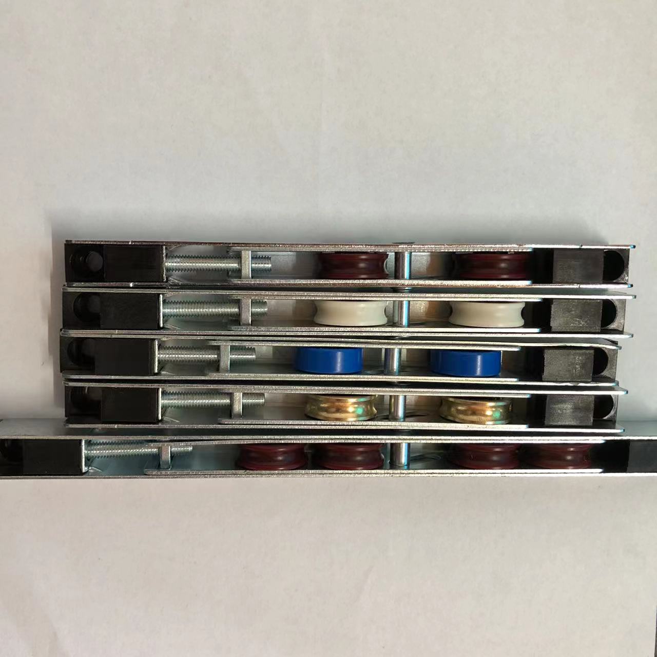 20mm Height Upvc Adjustable Stainless Steel Door Roller for Apartment Office Building
