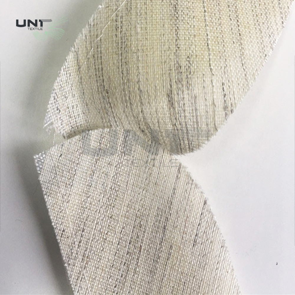 Needle Punch Felt Sleeve Heads Fabric With Canvas For Uniform And Suit