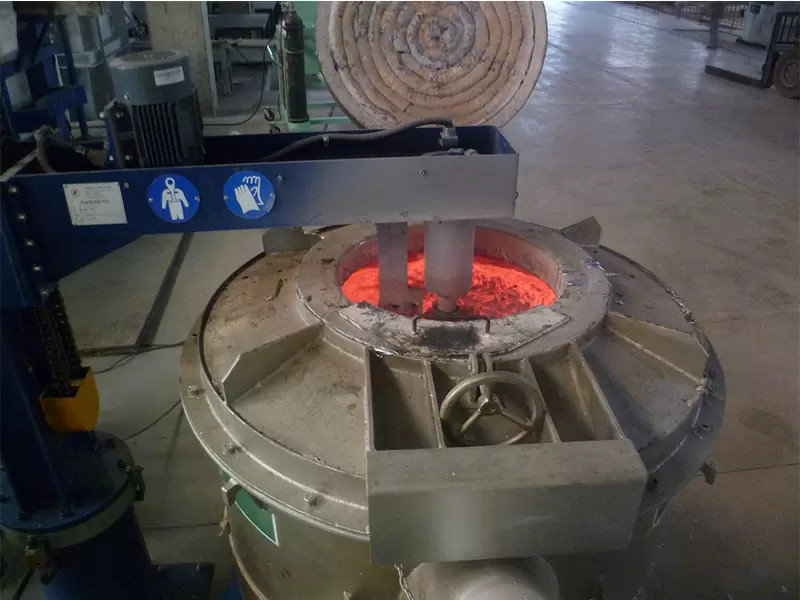 Enhance Aluminum Production With 4 Rotor Aluminum Degassing Machine 0-600 R/min Graphite Rotor Speed And O2ppm≤5