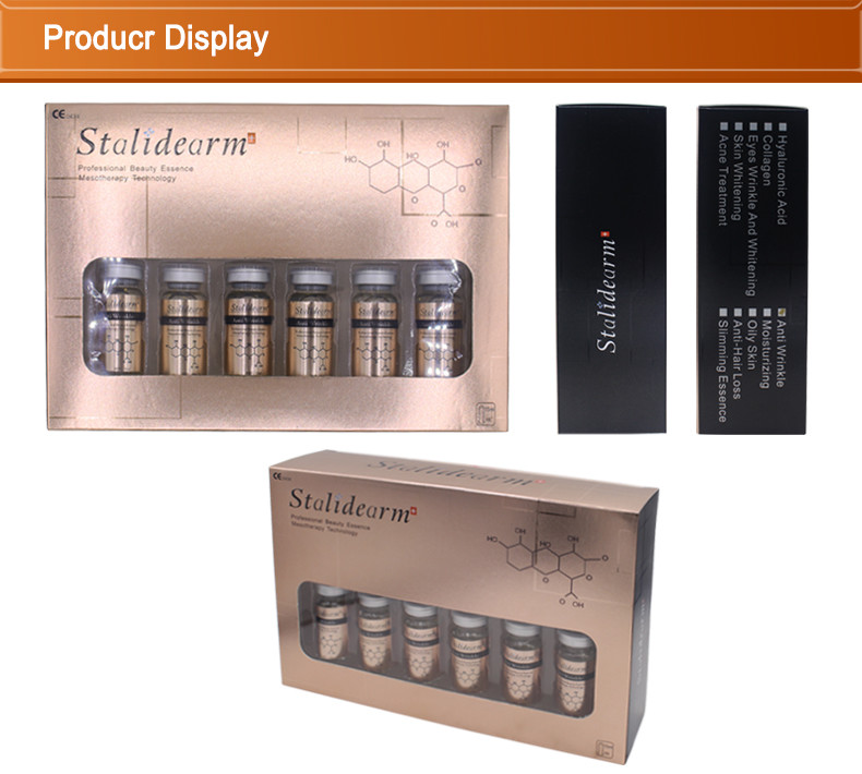 Private Label Organic Skincare Collagen Firm Serum Transparent Anti Wrinkle Essence 6 Bottle/Set good and safe effect