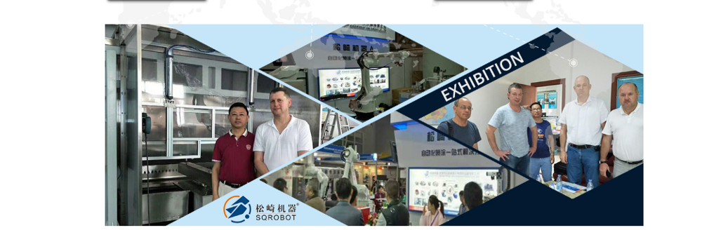ODM Car Parts Automatic Robot Painting Machine Six Axis With Spray Gun