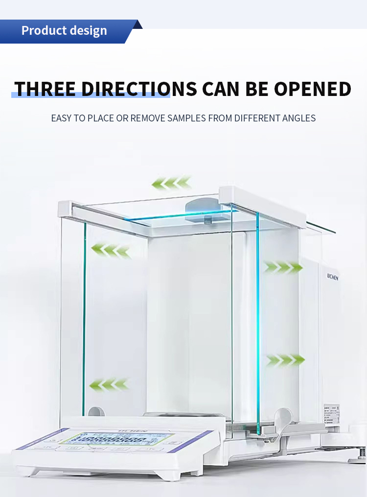 Accurate 0.1mg/0.01mg Dual Range Analytical Balance with Linear Error of ±0.1/±0.05mg
