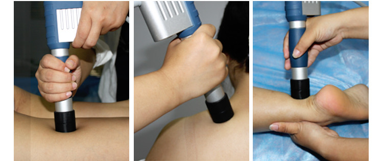 Portable Black Shockwave Therapy Machine For Physical Treatment