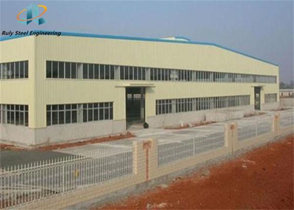 Quality Q355b Steel Structure Multi Span Warehouse / Prefabricated Building / Tire Factory for sale