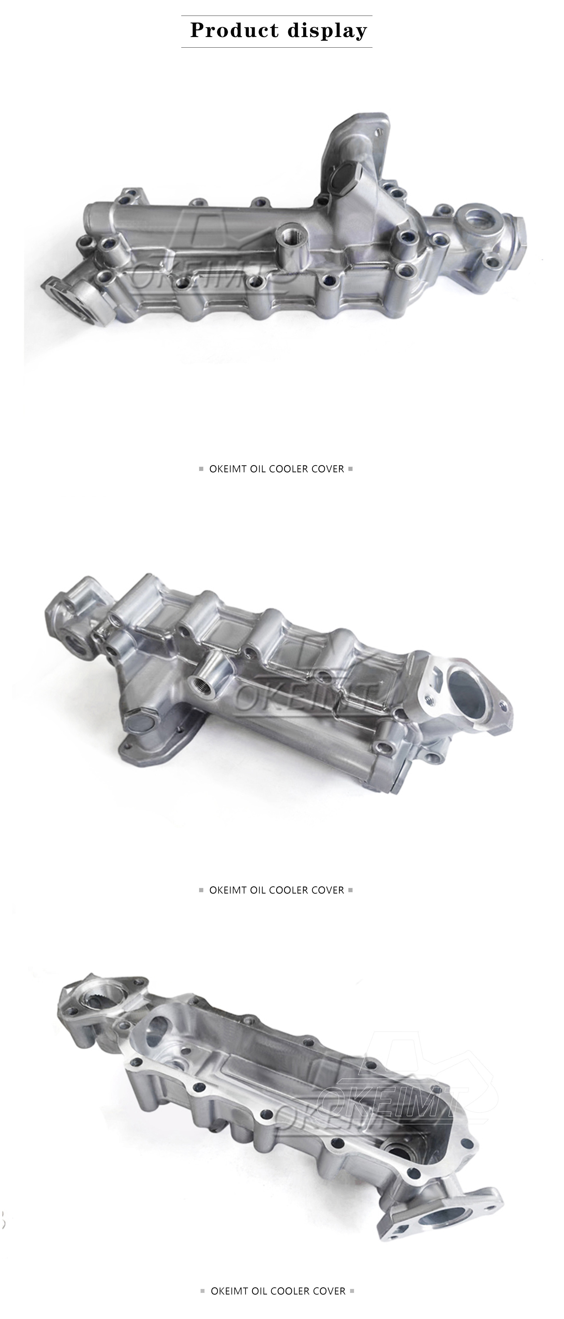 Excavator Engine Parts Oil Cooler Cover For HINO H07D H07C