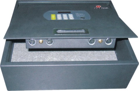 Alloy Steel Electronic Lock Hotel Laptop Safe Guestroom Capitals Secure Cash