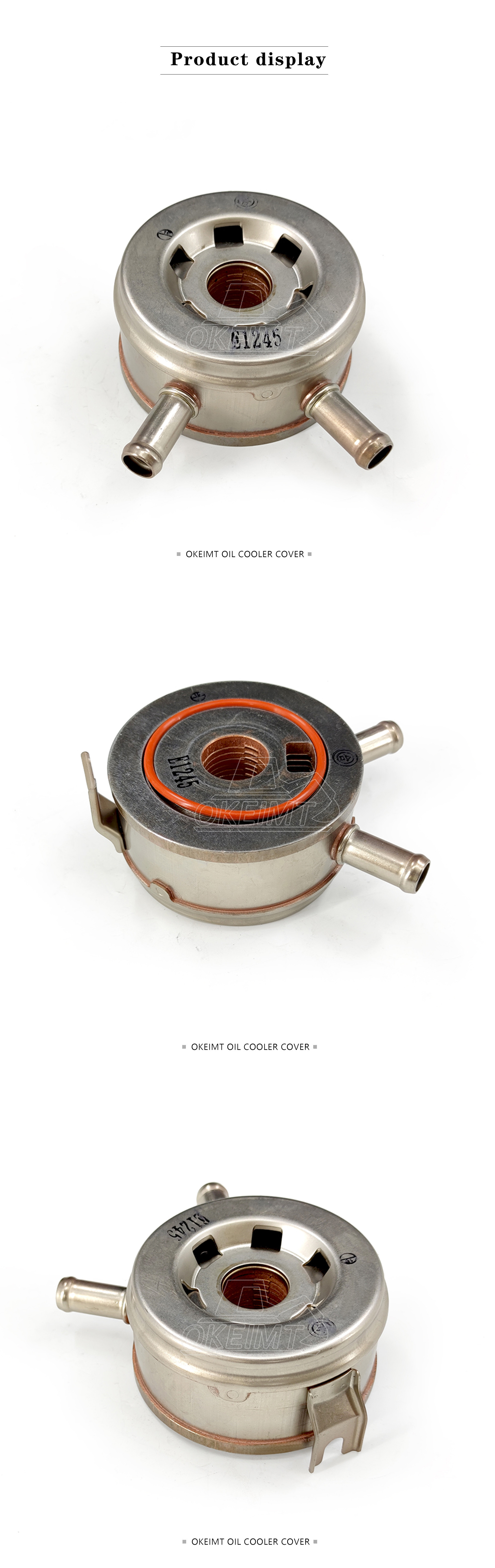 B3.3 Oil Cooler Core Diesel Oil Cooler 4982639 Special Design For Excavator