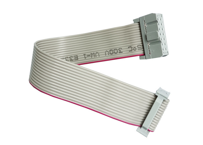 UL2651 Certificated 2.54 Mm Pitch Ribbon Cable With Selective Au Ni IDC Header Manufactures