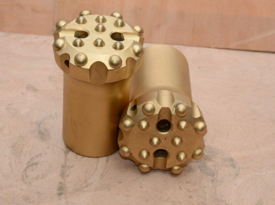 R32 Rock Button Drill Bit Heat Process Carbide Semi-Ballistic