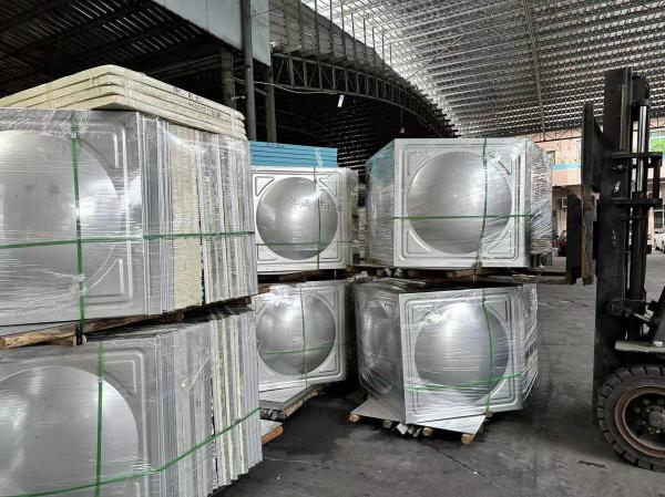 Bolted 316 Stainless Steel Steel Panel Water Tanks Insulated Rectangular Modular