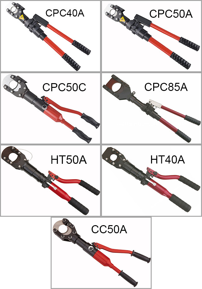 Lineman Tools CC-50A Hydraulic Wire Cutter Manual Hydraulic Wire Rope Cutter