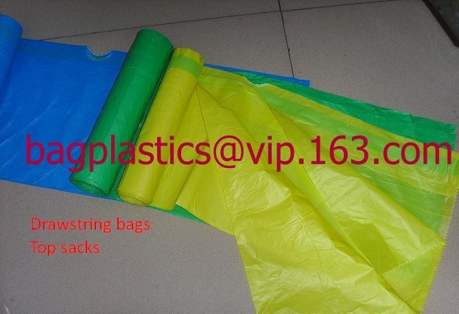 Biodegradable Strong Tall Kitchen Drawstring Trash Bag, Blackout Clean Burst, 80 Count,Custom Fit Drawstring Trash Bags