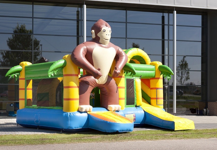 Multiplay Monkey Inflatable Combo Customized Inflatable Bouncy House