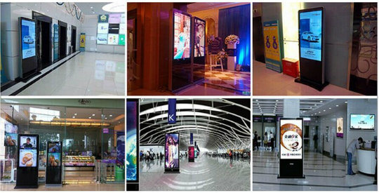 LED Display Elegant Cabinet Type Stand-Alone Advertising Machine LED Display Indoor Use