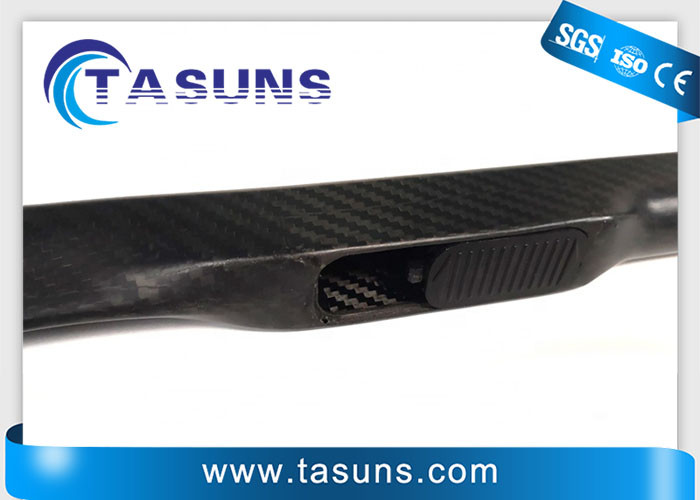 3k Fabric Fishing Bait Throwing Stick , Abrasion Resistant Carbon Fiber Components