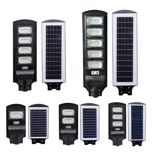 Outdoor IP65 Intelligent Solar Street Light 60W Solar Powered Motion Activated