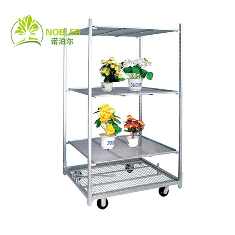 Rustproof Danish Flower Trolley Dutch Nursery Cart Waterproof