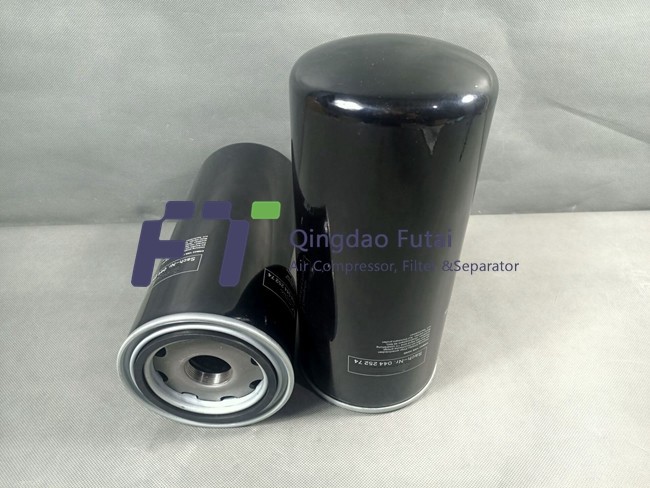 Black Spin On 04425274 Screw Compressor Oil Filter