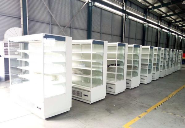 Slim Design Open Display Fridge Refrigerated Food Display Cabinet For Shops