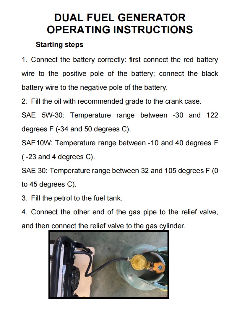 High Reliability Dual Fuel 10kw 12kw Low Operating Costs Inverter Generator
