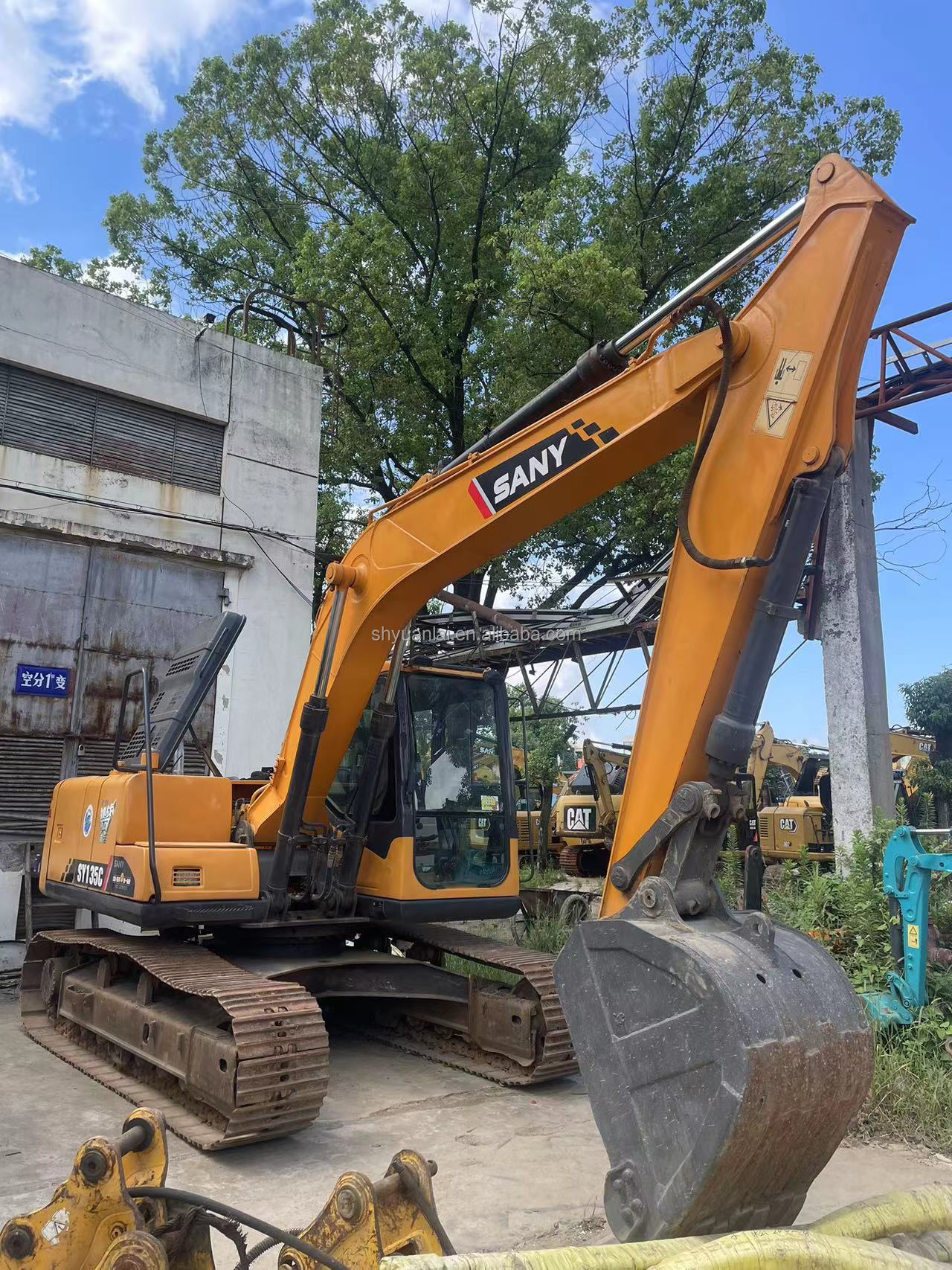 SANY 135C Excavator Second Hand With ISUZU Engine And Original Hydraulic Valve