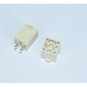 Double Row 2*2p Inline Header Electronic Devices terminal pin header