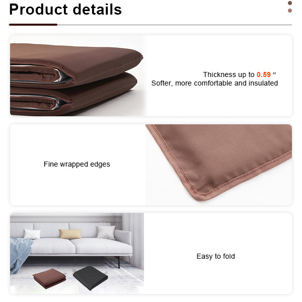 Waterproof Double Sleeping Mat Camping Outdoor Hiking Tri Fold Sleeping Pad