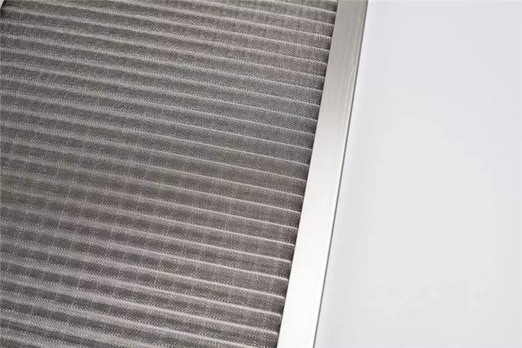 Portable Hepa Pre Filter Metal Mesh Air Filters Removable Outer Frame